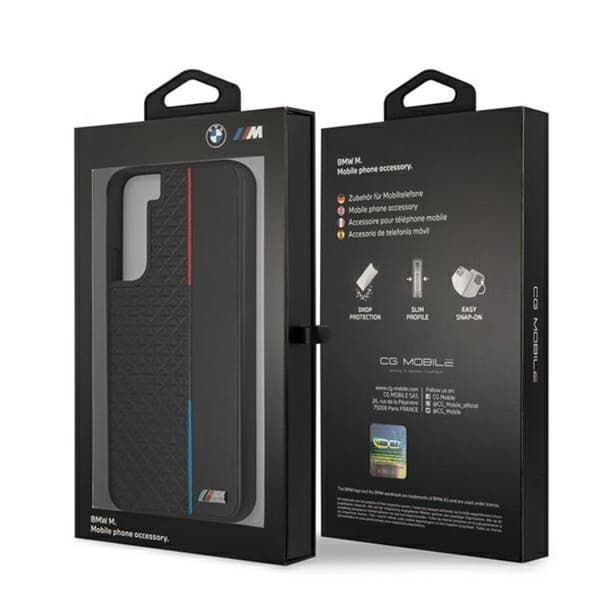 BMW M Collection Triangles -kuori Galaxy S22 Plus - Musta Black