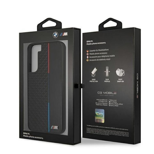 BMW M Collection Triangles Skal Galaxy S22 Plus - Sort Black