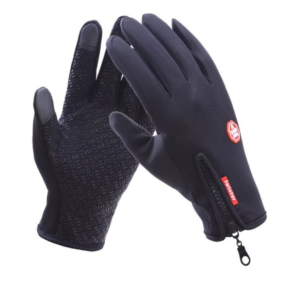 Vattenavvisande touchvantar / handskar - Small - Svart Black