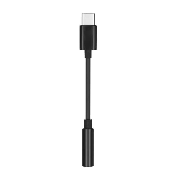Adapteri HF/audio USB-C - Jack 3,5mm Musta Black