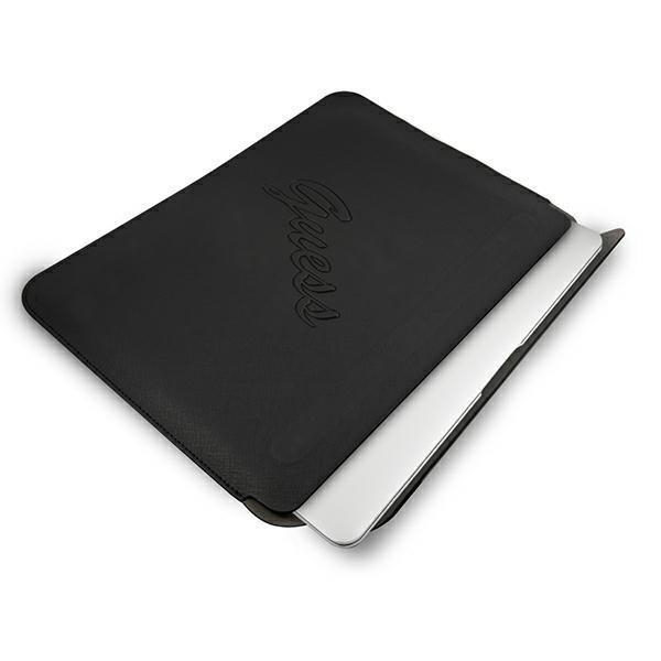 Guess Saffiano Script Datorfodral 13" - Svart Svart