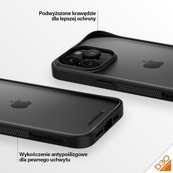 PanzerGlass telefontaske til iPhone 15 Pro Max D3O 2xMilitær