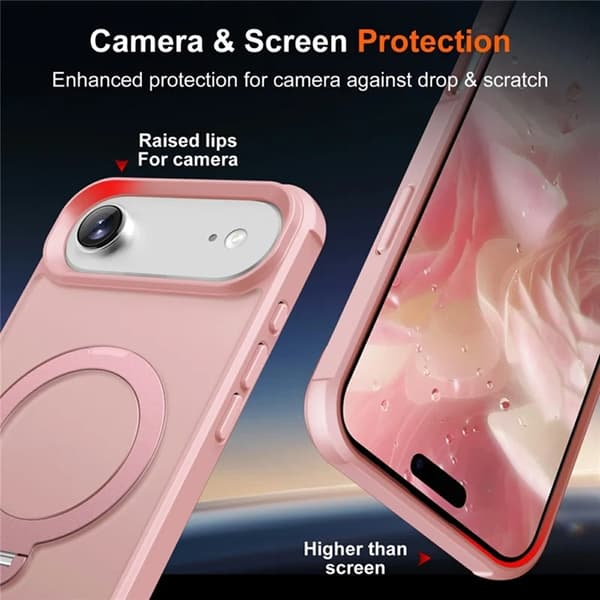 Mobilskal till iPhone Air MagSafe Kickstand TPU + PC - Rosa Rosa