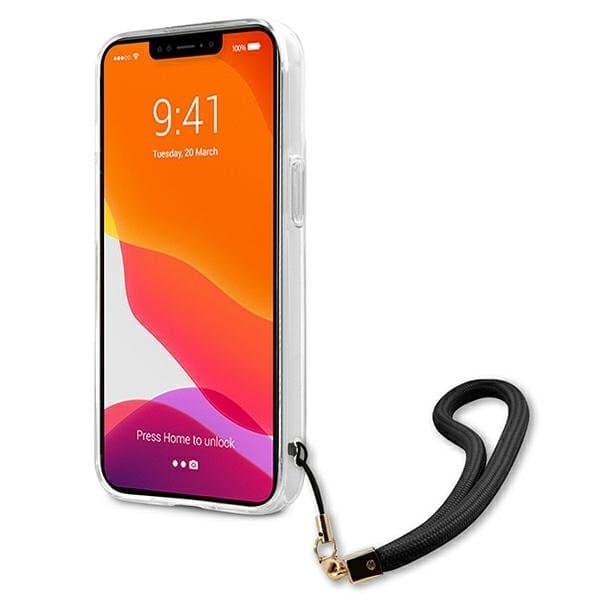 Guess Camo Strap Collection Skal iPhone 13 Pro / 13 - Sort Black