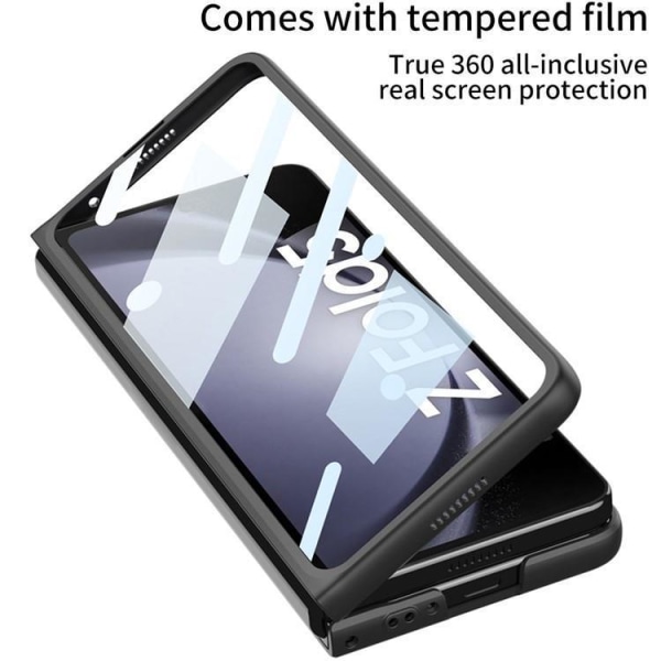 GKK Galaxy Z Fold 5 Mobile Shell Slim Anti-Drop - musta