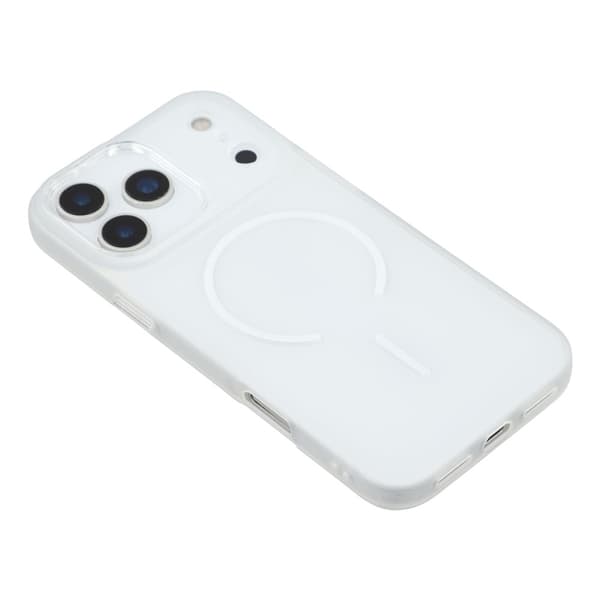Mobilskal till iPhone 17 Pro MagSafe med Glitter Lins Frame - Transparent Transparent