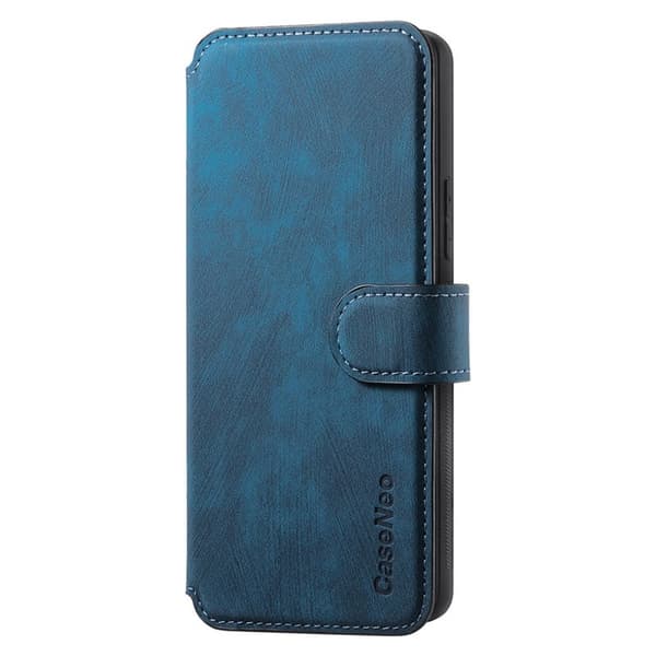 CASENEO Samsung Galaxy S23 FE Plånboksfodral Konstläder - Blå