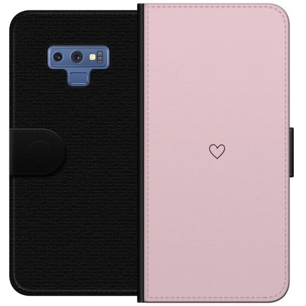 Plånboksfodral till Samsung Galaxy Note9 med Litet Hjärta
