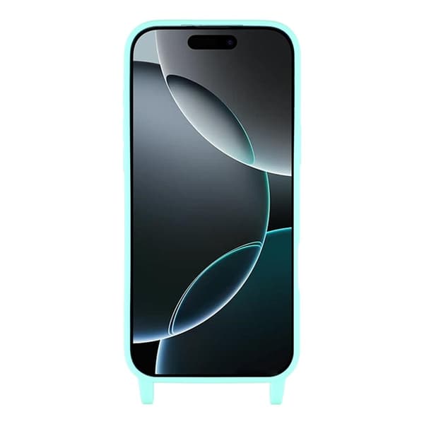 Mobilskal till iPhone 17 Pro Max TPU med Hål för Rem - Mintgrön Grön