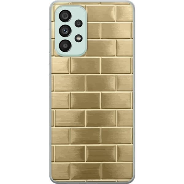 Mobilcover til Samsung Galaxy A73 5G med Gyldne Mursten