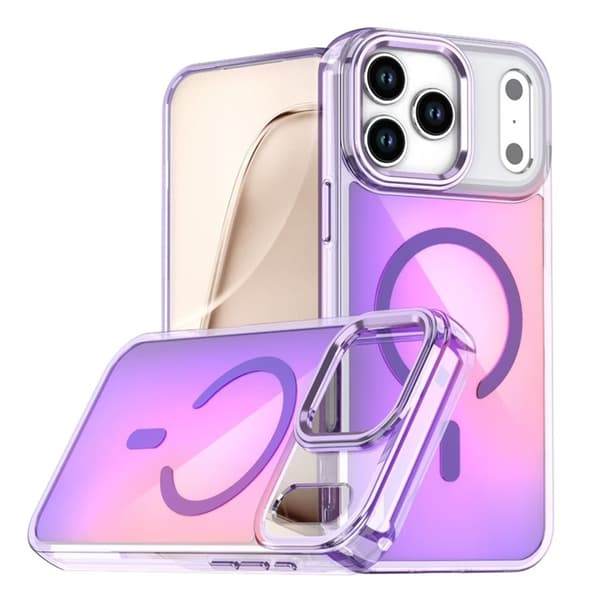 Mobilskal till iPhone 17 Pro MagSafe Color Changing TPU - Lila Lila