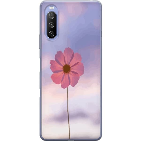 Mobilcover til Sony Xperia 10 III med Rosa blomst