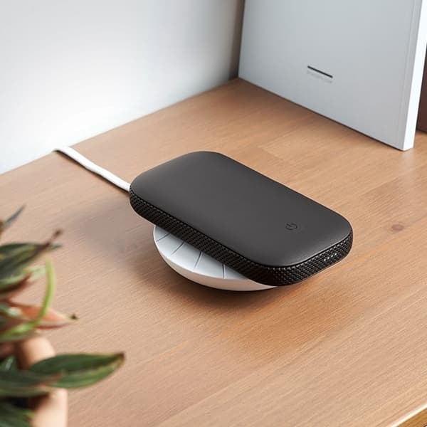 Lexon Trådløs PowerBank 5000mAh m/Bluetooth Højttaler - Sort Black
