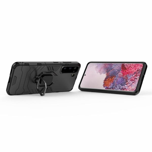 Hybrid Ring Mobilskal tlll Galaxy S21 Plus - Svart Svart