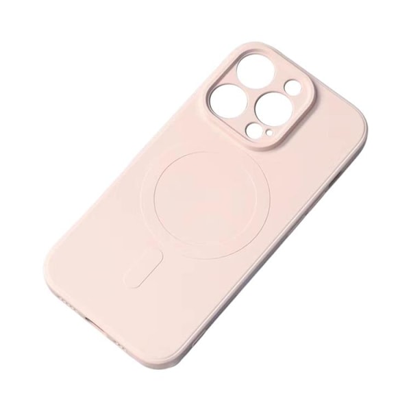 Mobilskal till iPhone 14 Pro Max MagSafe Silikon - Rosa