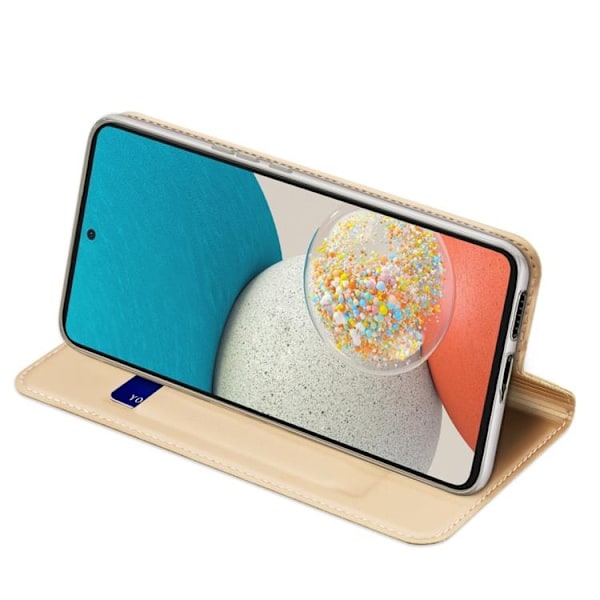 DUX DUCIS Skin Series Plånboksfodral Galaxy A13 4G - Guld