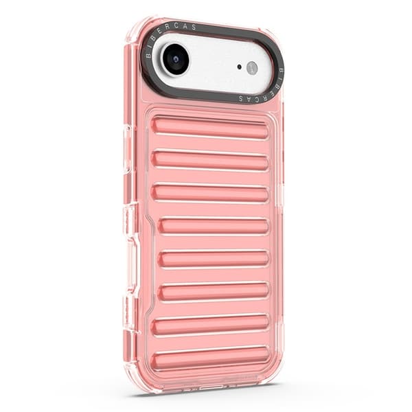 Mobilskal till iPhone Air Stripe Design Detachable - Djuprosa Rosa