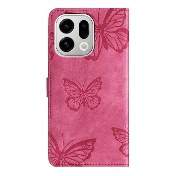 Oppo Find X9 Pro 5G Plånboksfodral Konstläder - Rosa