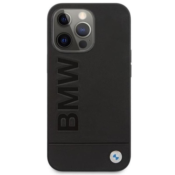 BMW iPhone 14 Pro Cover Magsafe Signature Logo Imprint - Sort