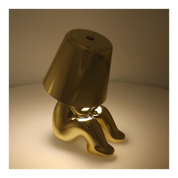 Sengebordlampe GOLD MAN Seat (model 4) MLTL Guld