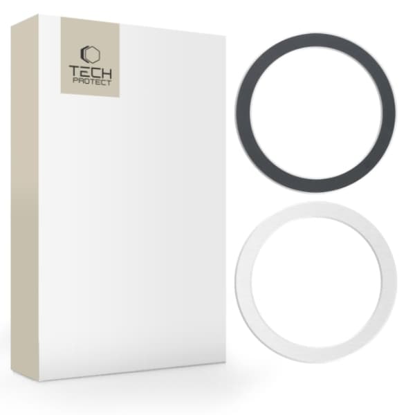 Magmat MagSafe Universal Magnetring - Sort/Sølv Black