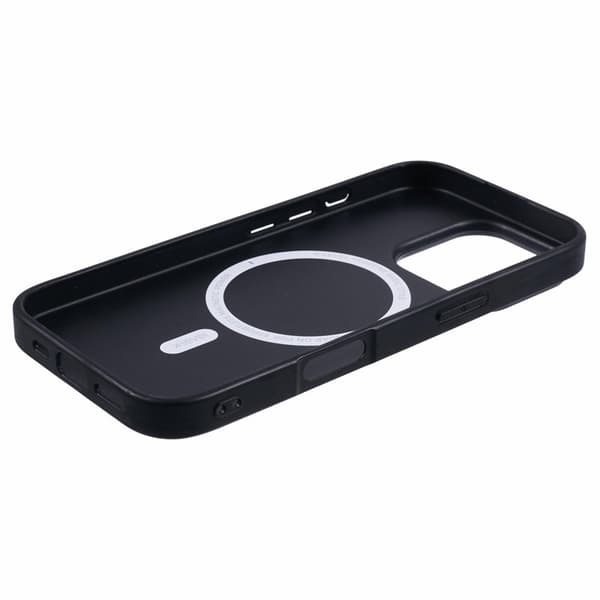 X-LEVEL Bojue-3 Mobilskal till iPhone 16 Pro MagSafe Läder Brun
