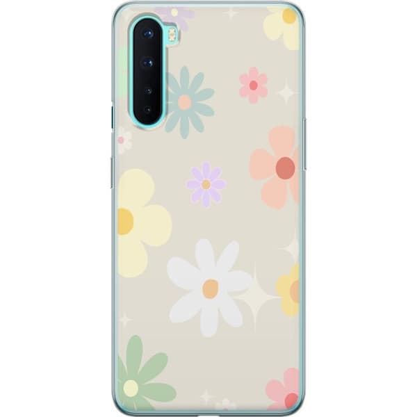 Mobilskal till OnePlus Nord med fejdande blommor