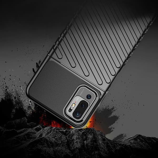 Thunder Flexible Skal Xiaomi Redmi Note 10 / Poco M3 Pro - Svart Svart