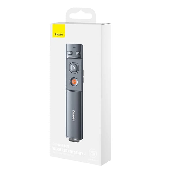 Baseus laser pointer fjärrkontroll PC (utan batteri) - Grå Grå