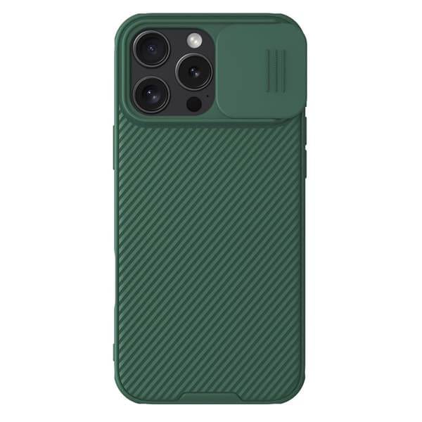 NILLKIN Camshield Pro Series Mobilskal till iPhone 16 Pro Max Grön