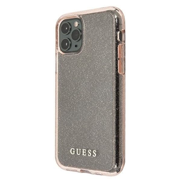 Guess Skal iPhone 11 Pro Max Glitter - Pinkki Pink