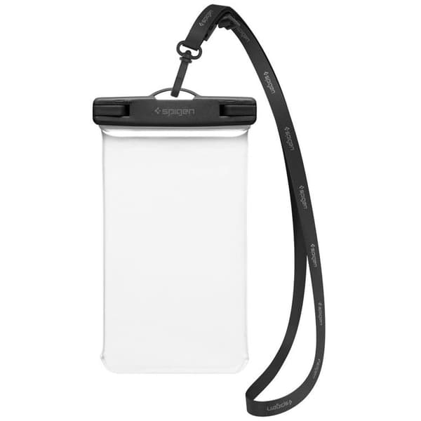 Spigen Universala Vattentät Mobilväskor A601 - Crystal Clear Transparent