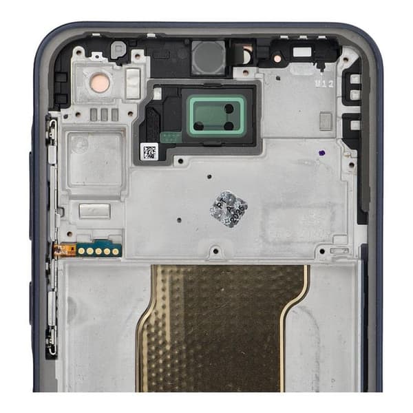 SAMSUNG A35 5G skærm med LCD-skærm A356B ServicePack - Sort Svart