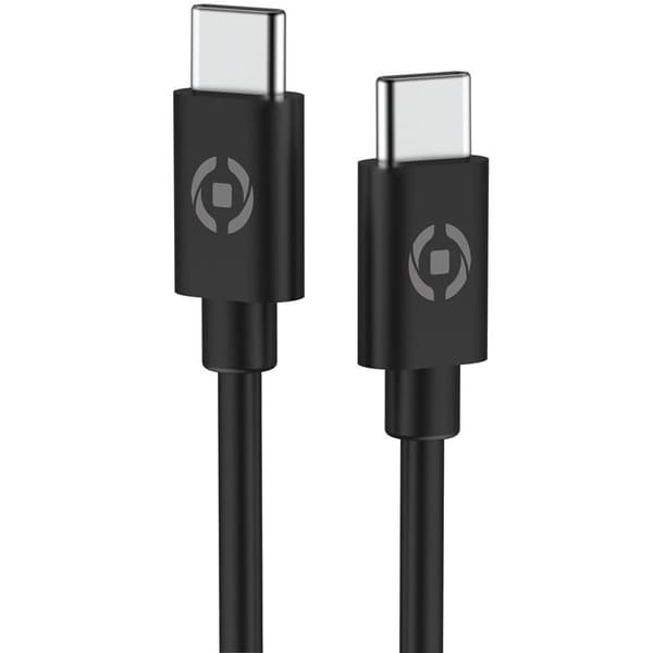 Celly Biloplader Mini USB-C Med Kabel - Sort Black