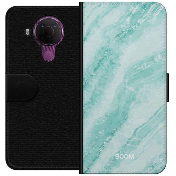 Plånboksfodral till Nokia 5.4 med Mint Marble