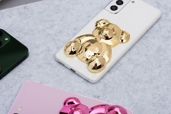 Mobilställ Stick-on BEAR - Guld Guld