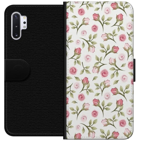 Plånboksfodral till Samsung Galaxy Note10+ med Blommigt