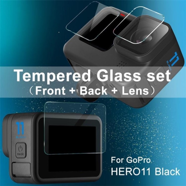Imak GoPro HERO11 -kameran karkaistu lasi näytönsuojasarja