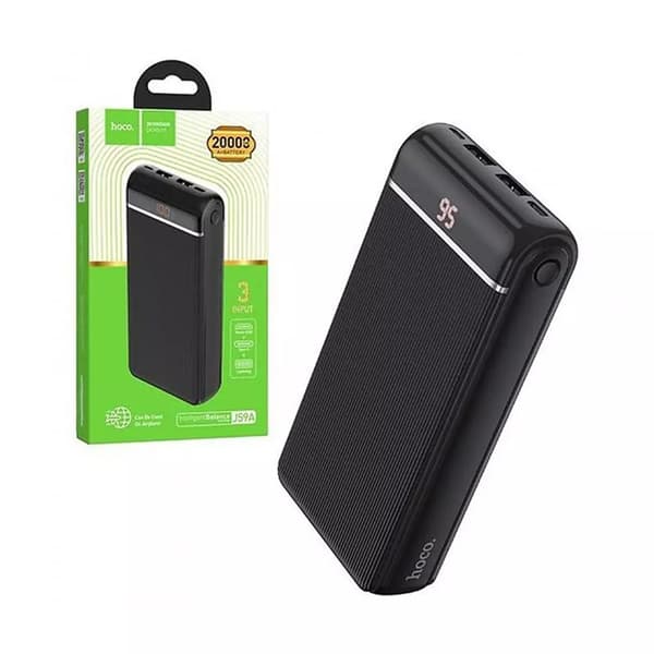 HOCO J59A Powerbank 20000mAh - Sort Black
