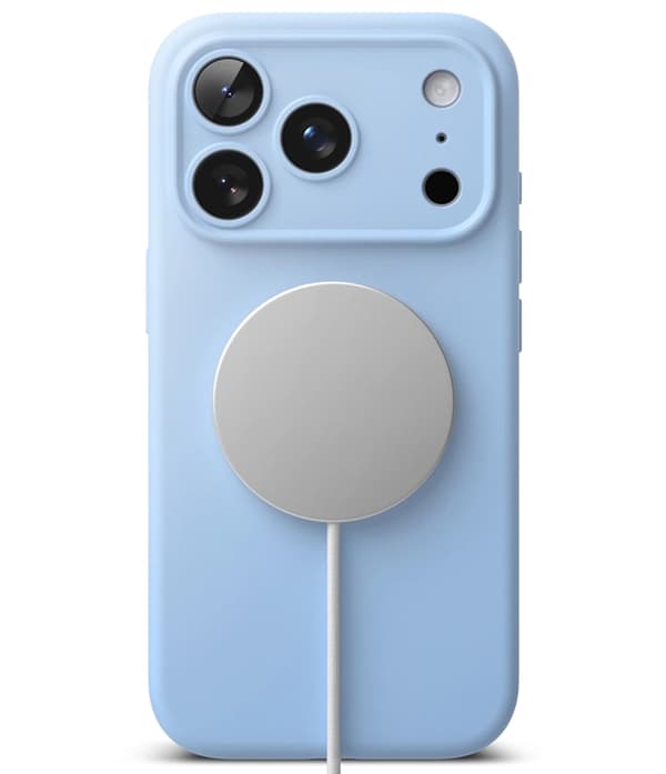 Ringke Mobilskal För iPhone 18 Pro Magsafe Magnetic Silikon - Ljusblå