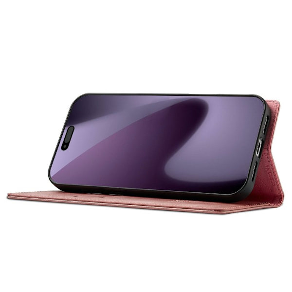 LC.IMEEKE iPhone 17 Pro Plånboksfodral Konstläder- Roséguld