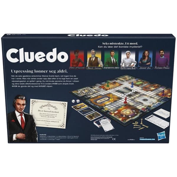 HASBRO Brætspil Cluedo (NO)