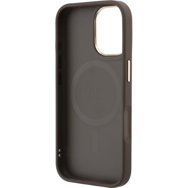 Guess telefonetui til iPhone 17 MagSafe 4G PU Classic Logo - Brun Brun