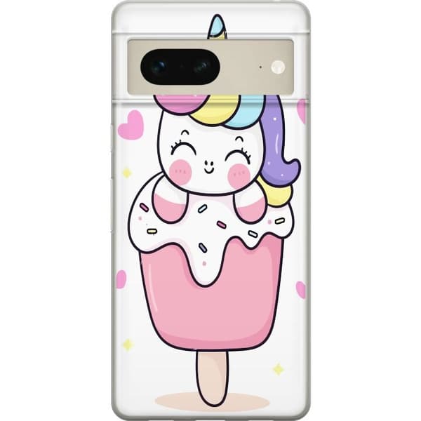 Telefontaske til Google Pixel 7 med Happy Unicorn