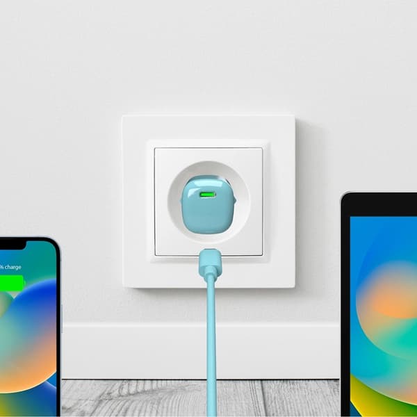 Puro Snabbladdare 20W GaN USB-C - Grön