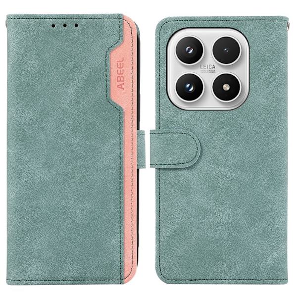 ABEEL Xiaomi 17 Plånboksfodral Splicing Konstläder RFID-Skydd Blå