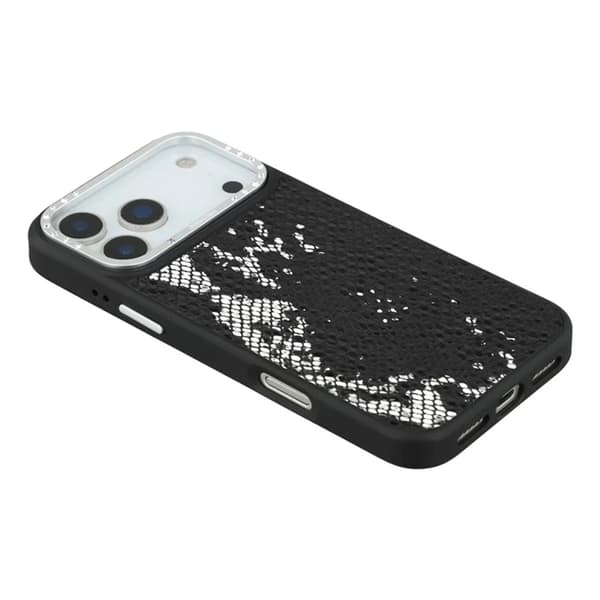 JAUCASE Mobilskal till iPhone 17 Pro Magsafe Snake Texture Svart