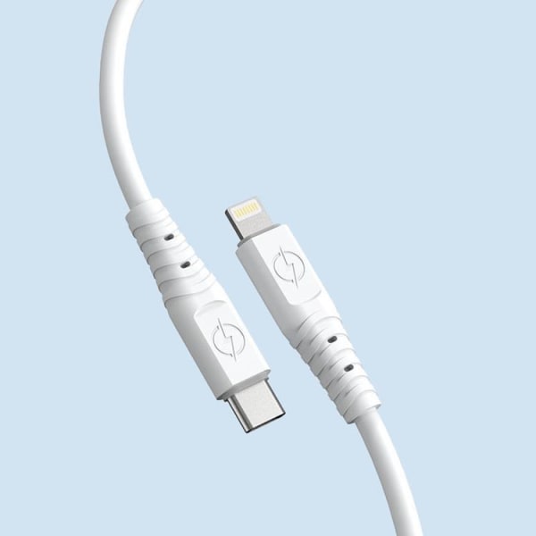 Dudao USB-C til Lightning 65W Kabel 1m - Hvid