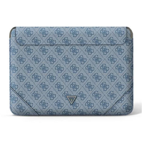 Guess Computer Sleeve 16'' 4G Uptown Triangle Logo - Blå