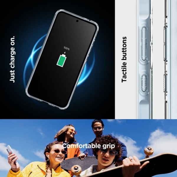 Spigen Galaxy A55 5G Mobilskal Ultra Hybrid - Crystal Clear